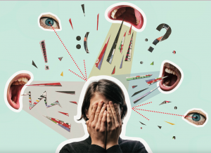 person overwhelmed by talk of Conversion Therapy